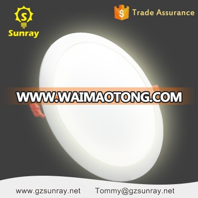 China factory price standard sizes ultra slim flat led ceiling lighting SMD 3w 6w 9w 12w 18w 24w round led ceiling panel light