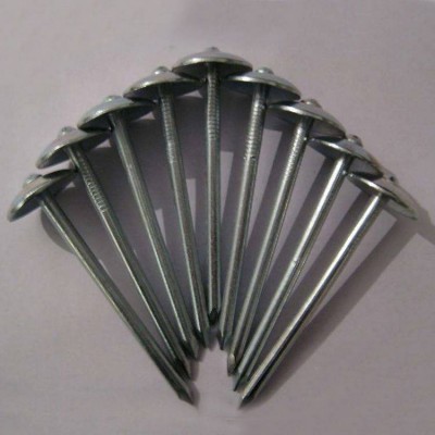 Construction Building Materials Corrugated Umbrella Head Galvanized Roofing Nail