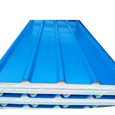 Thickness 100mm Cleanroom Material EPS Sandwich Panel with Smooth Surface