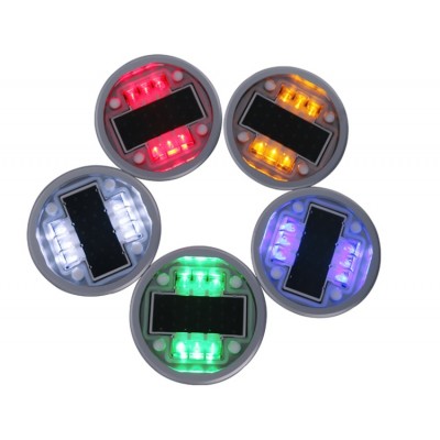 Europe market embedded reflector Traffic Warning Light aluminium solar road stud price