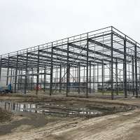 Holland project prefabricated roof truss design steel structure frame warehouse