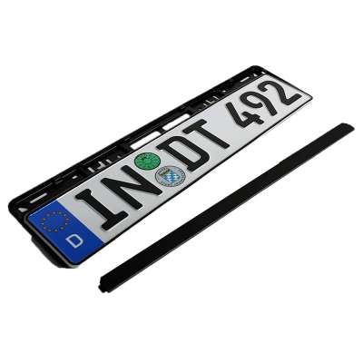 Customized car number license plate holder lack license plate frame for Euro market