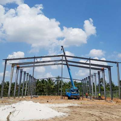 Prefabricated Steel warehouse / workshop / hangar / hall steel structure price