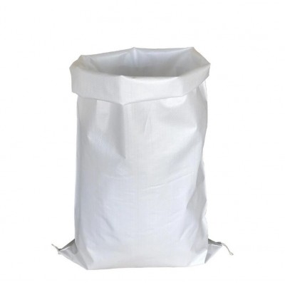 factory price OEM 25kg 50kg white color recycle packaging pp woven bag for rice flour fertilizer Hot sale products